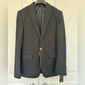 Black blazer and vest set. Size EU48